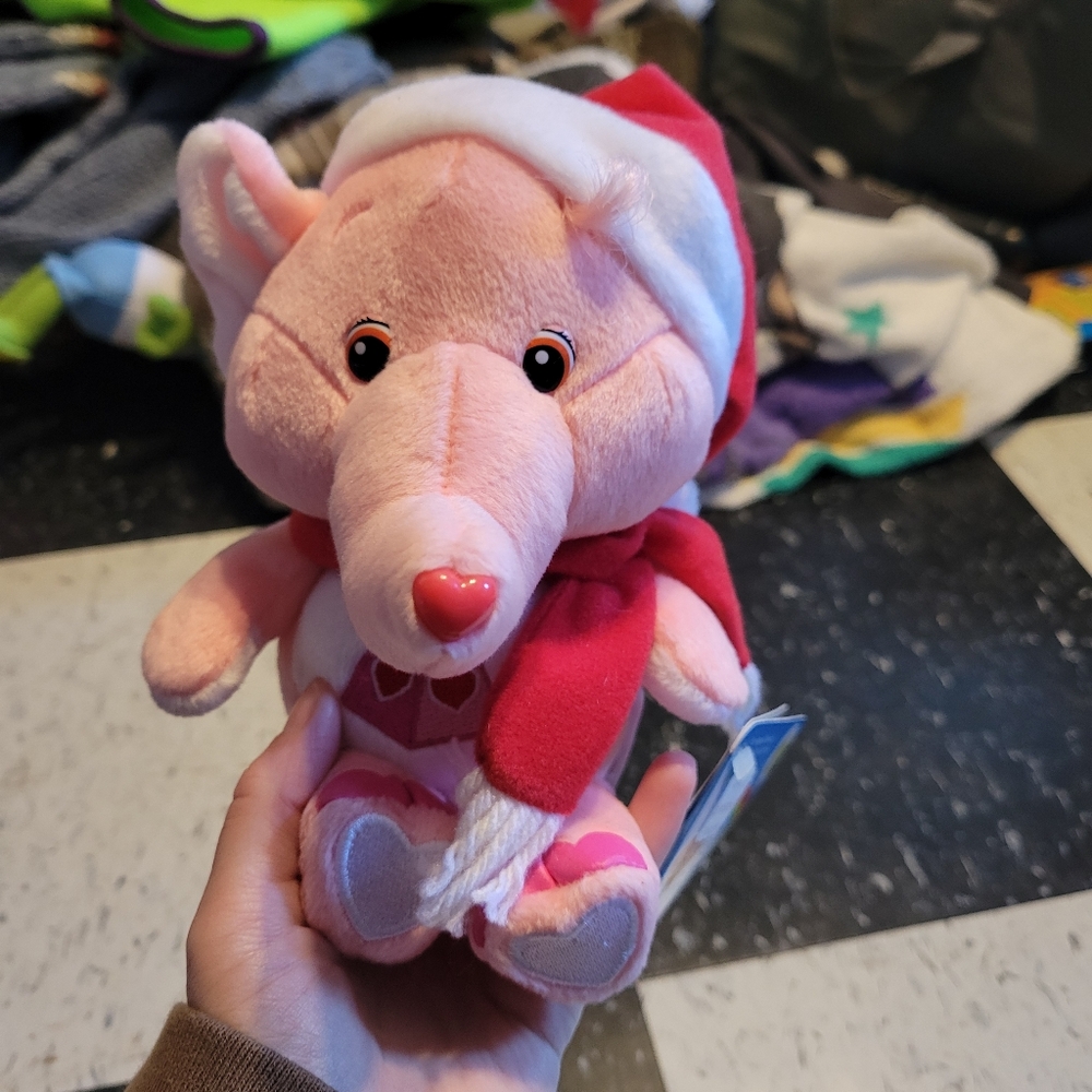 ✨️NWT✨️ 2003 20th Anniversary Care Bear Cousins Lotsa Heart Elephant Plush